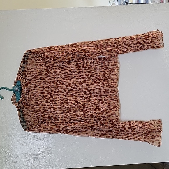 Free People - Size M Long Sleeve Blouse - Picture 5 of 11